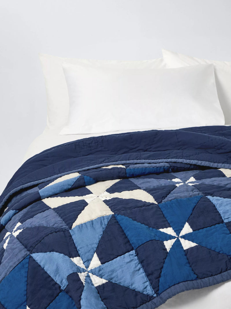 John Lewis Viento patchwork quilt king size 220x220cm - British product