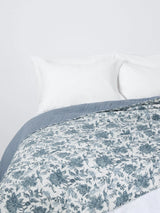John Lewis John Lewis Floral Cotton Quilt Blue King Size- Buy online at McGrocer