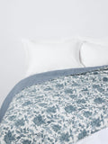 John Lewis blue floral quilt king size (British brand)