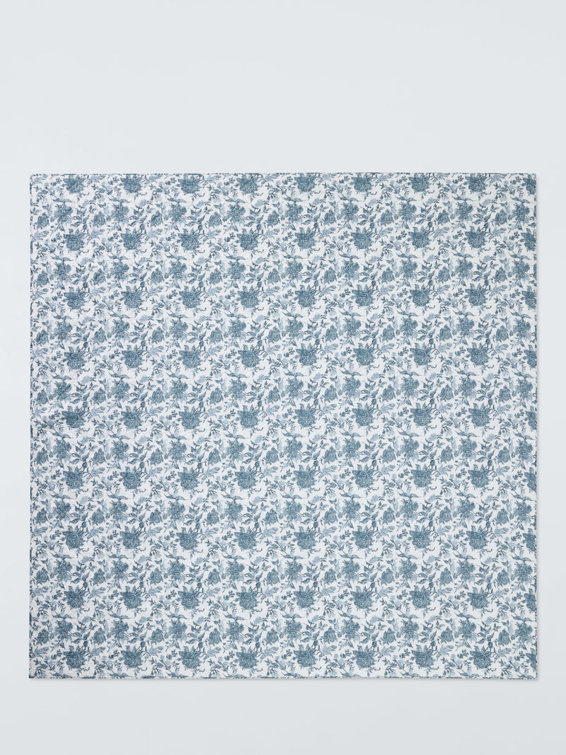 John Lewis blue floral quilt king size (British brand)