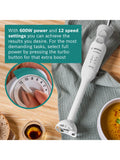 Bosch ErgoMixx hand blender 600W, imported from the UK