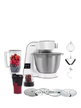 John Lewis Bosch MUM5XW49GB 8-in-1 Stand Mixer with Scale and Coffee Grinder, White- Buy online at McGrocer