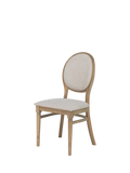 Laura Ashley upholstered dining chair set of 2 oak natural - British product