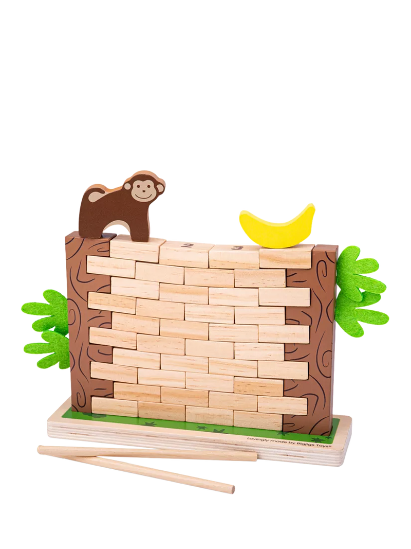 Bigjigs Toys Jungle Crash Game wooden board game, UK version