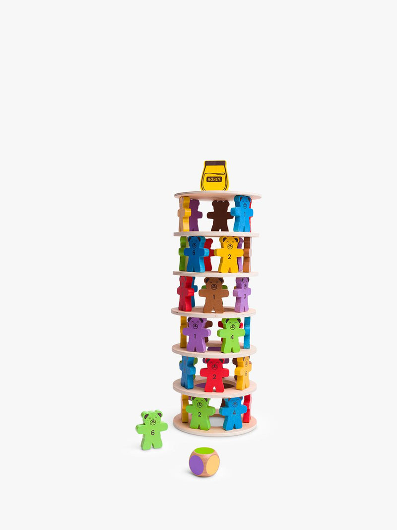 Bigjigs Toys Tumbling Teddies wooden game, UK version