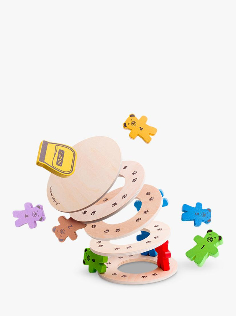 Bigjigs Toys Tumbling Teddies wooden game, UK version
