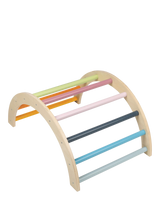 John Lewis Bigjigs Toys Wooden Climbing Arch Montessori Climbing Frame- Buy online at McGrocer