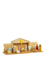John Lewis Bigjigs Toys Wooden Nativity Set- Buy online at McGrocer
