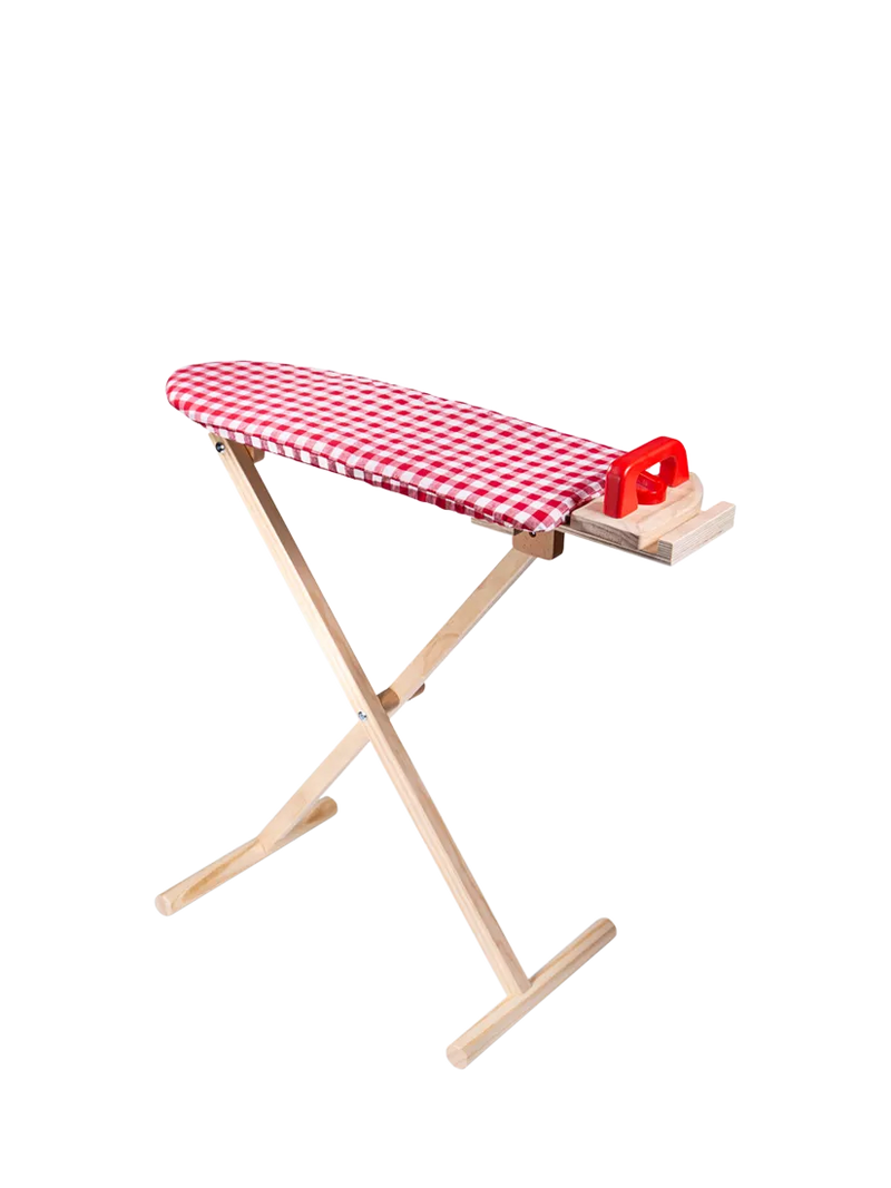 Bigjigs Toys wooden ironing board playset, imported from the UK