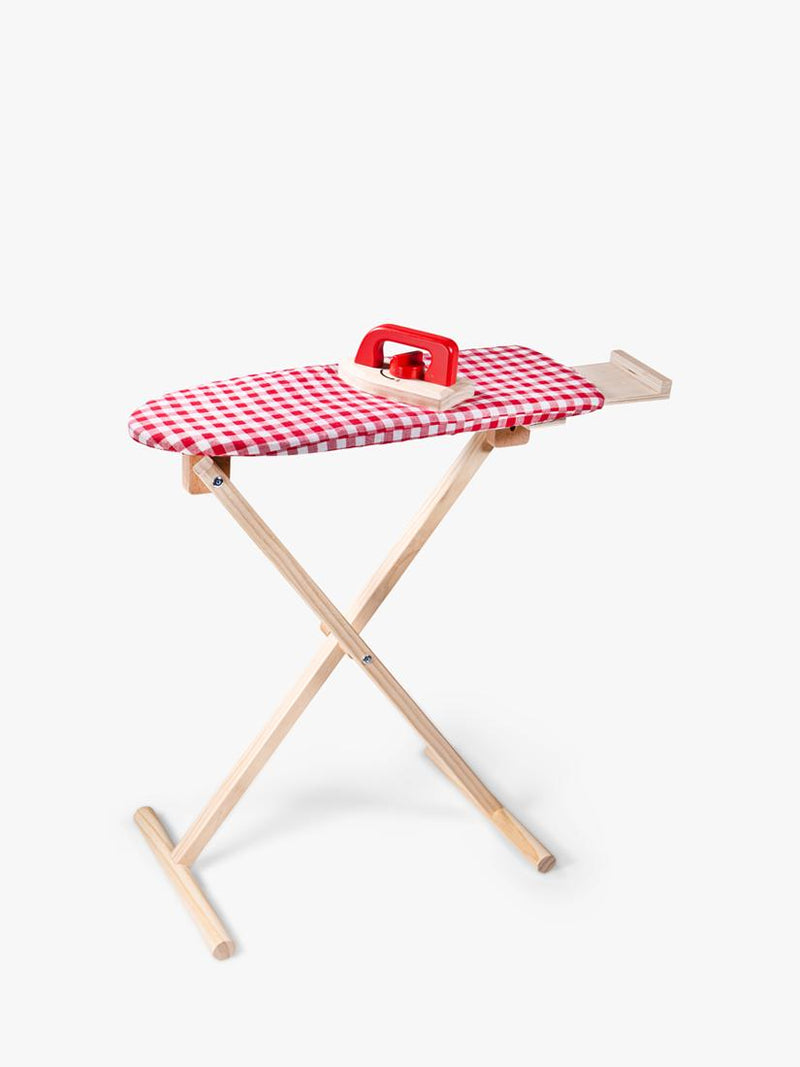 Bigjigs Toys wooden ironing board playset, imported from the UK
