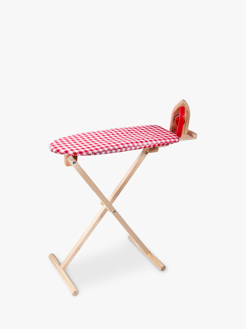 Bigjigs Toys wooden ironing board playset, imported from the UK