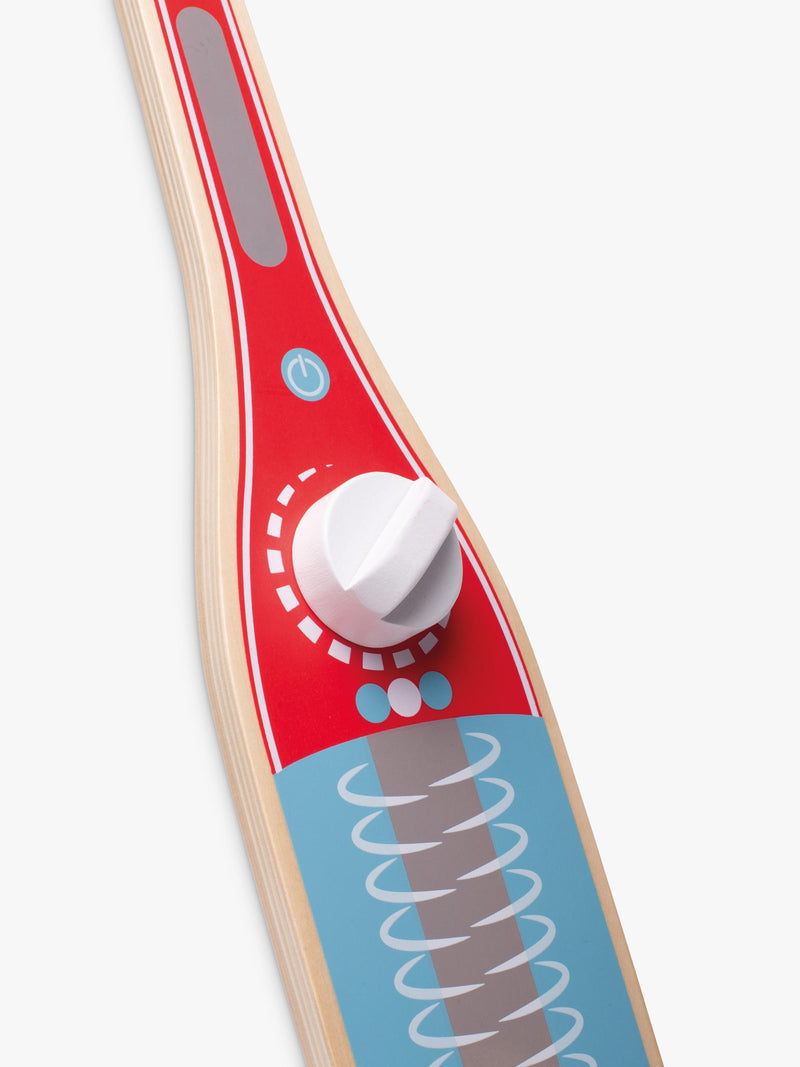 Bigjigs Toys wooden upright toy vacuum cleaner (British brand)