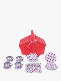 Bigjigs Toys spotted tea set, UK version