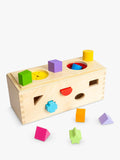 Bigjigs Toys Mystery Box wooden shape sorting toy - imported from the UK