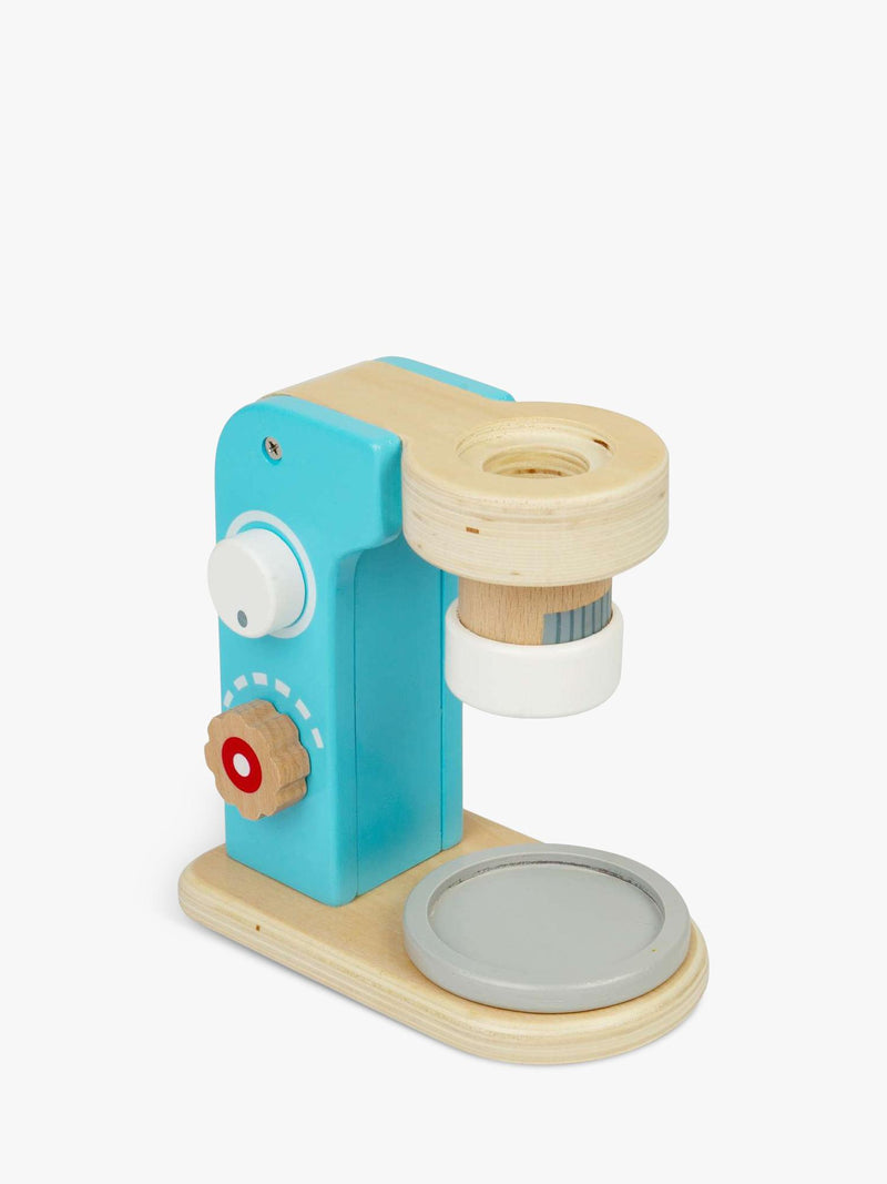 Bigjigs Toys wooden microscope with lenses and disks, UK version