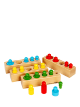 John Lewis Bigjigs Toys Peg Blocks Puzzle Wooden Sorting Toy- Buy online at McGrocer