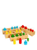 Bigjigs Toys peg blocks puzzle 24 pieces - British product