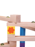 Bigjigs Toys wooden marble run 53 pieces (British brand)