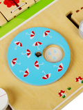 Bigjigs Toys wooden weather board activity toy, imported from the UK
