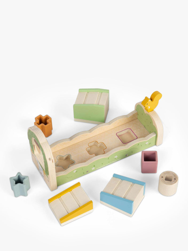 Bigjigs Toys Squirrel Ramp Sorter wooden baby toy - British product