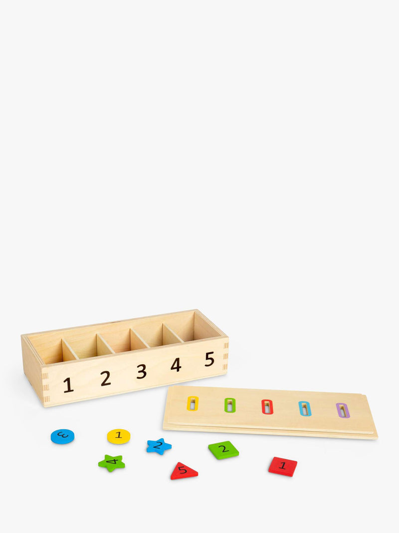 Bigjigs Toys wooden sorter box educational toy - British product