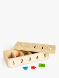 Bigjigs Toys wooden sorter box educational toy - British product