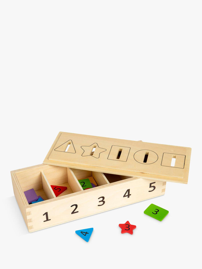 Bigjigs Toys wooden sorter box educational toy - British product