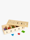 Bigjigs Toys wooden sorter box educational toy - British product