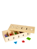 Bigjigs Toys wooden sorter box educational toy - British product