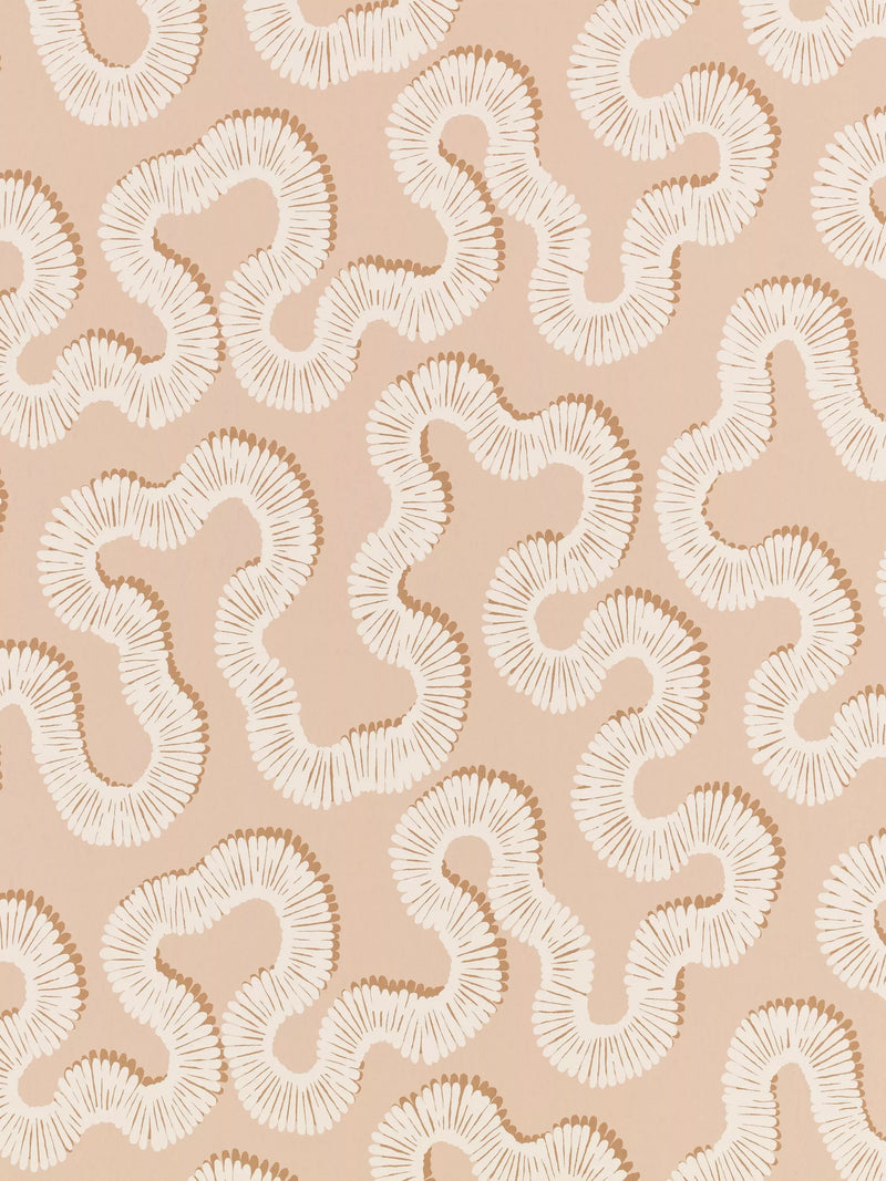 Romo Kezia wallpaper coral design 10.05m x 68.5cm (British brand)