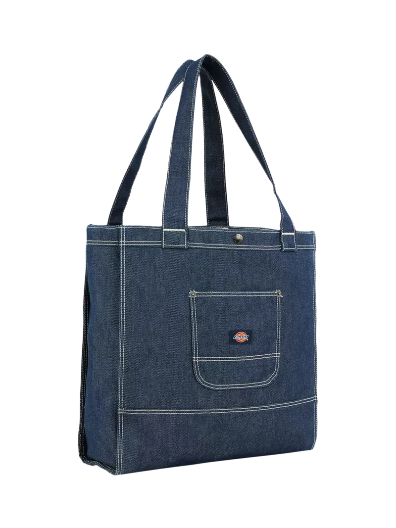 Dickies denim tote bag with front pocket, UK version