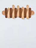 John Lewis beechwood pull-out wall hook rack brown, imported from the UK