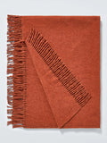 John Lewis Arc Fringed Polyester Throw 140 x 190cm