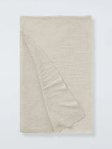 John Lewis John Lewis Ribbed Knit Cotton Throw Blanket- Buy online at McGrocer