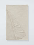 John Lewis ribbed knit throw 140x190 cm, imported from the UK