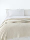 John Lewis ribbed knit throw 140x190 cm, imported from the UK