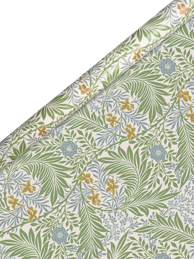 Morris & Co Larkspur wrapping paper 3m, UK version