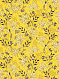 Sara Miller Botanic Blooms yellow wrapping paper 3m - British product