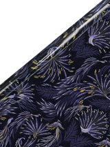 John Lewis Sara Miller Peacock Parade Wrapping Paper Roll - Purple, 3m- Buy online at McGrocer