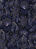 Sara Miller Peacock Parade purple wrapping paper 3m (British brand)