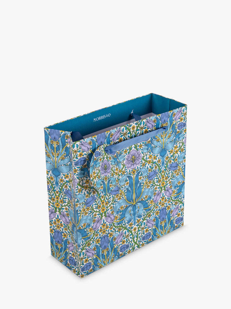 Morris & Co. Spring Thicket gift bag blue medium, imported from the UK