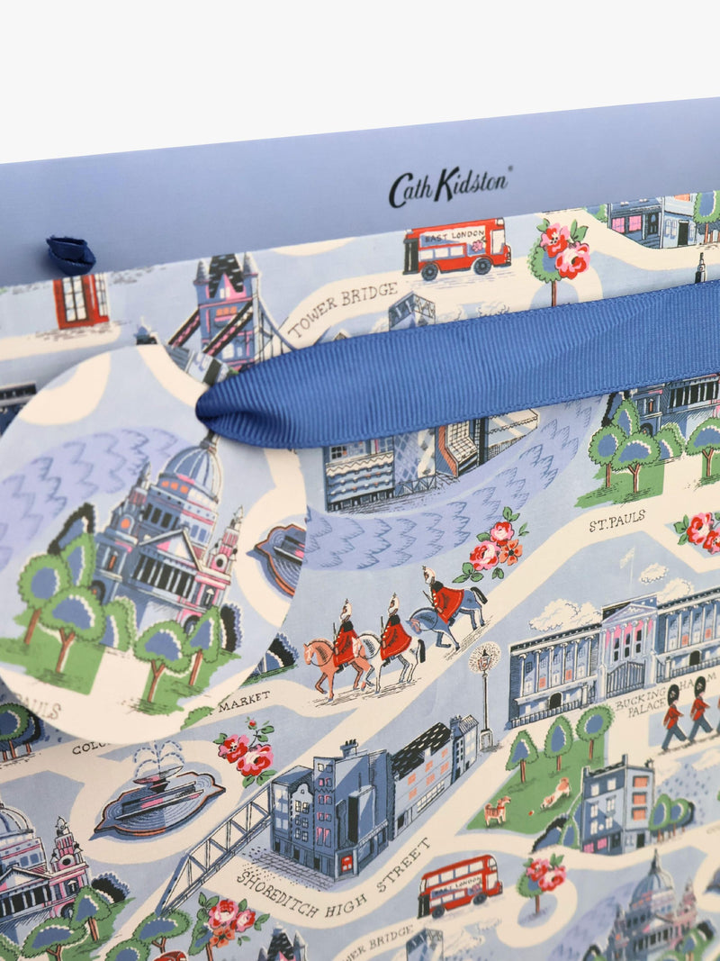 Cath Kidston London Town gift bag large size, imported from the UK