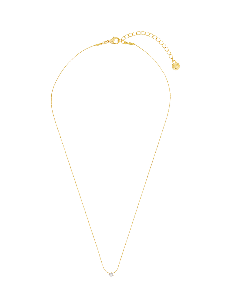 Orelia crystal collar necklace in gold 38cm, imported from the UK