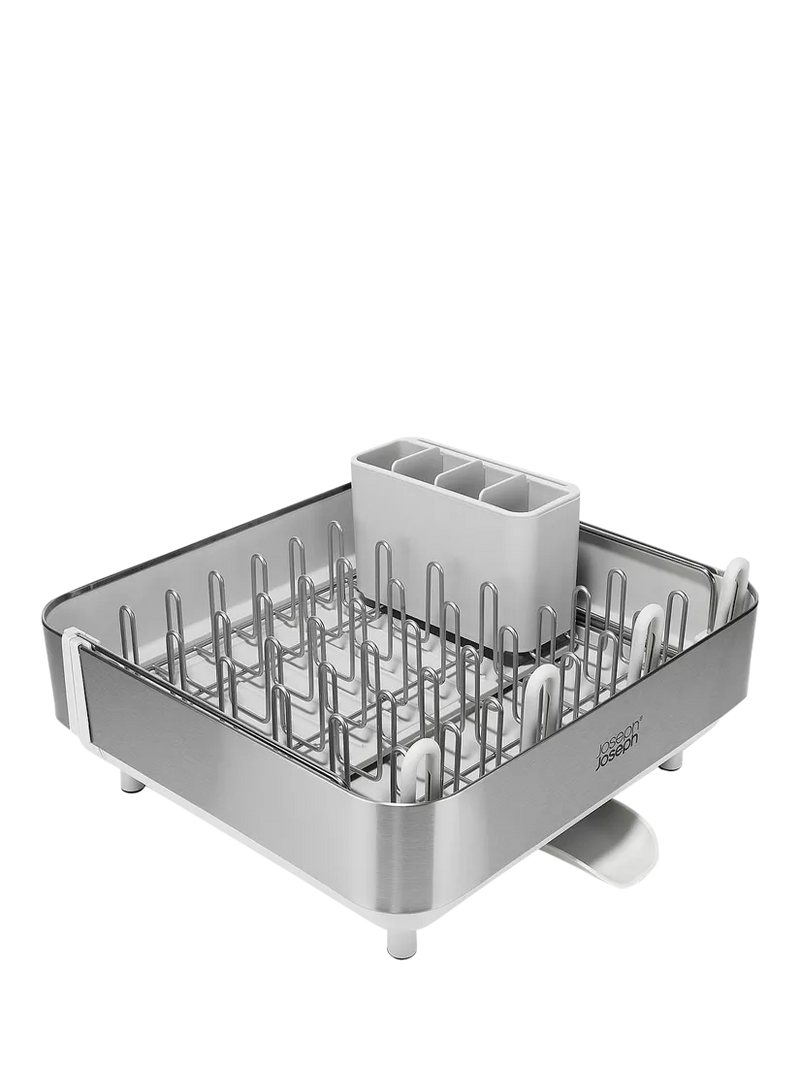 Joseph Joseph extendable dish rack in stainless steel (British brand)