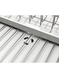 Joseph Joseph extendable dish rack in stainless steel (British brand)