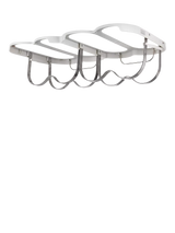 John Lewis Joseph Joseph Under Cupboard Folding Wine Rack Silver- Buy online at McGrocer