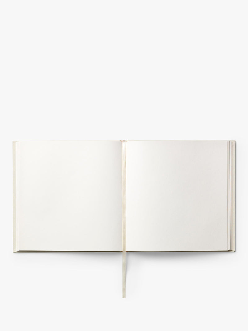 PRINTWORKS wedding guest book ivory cover navy slipcase - British product