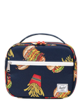 Herschel Supply Co. kids lunch box burgers fries print - British product