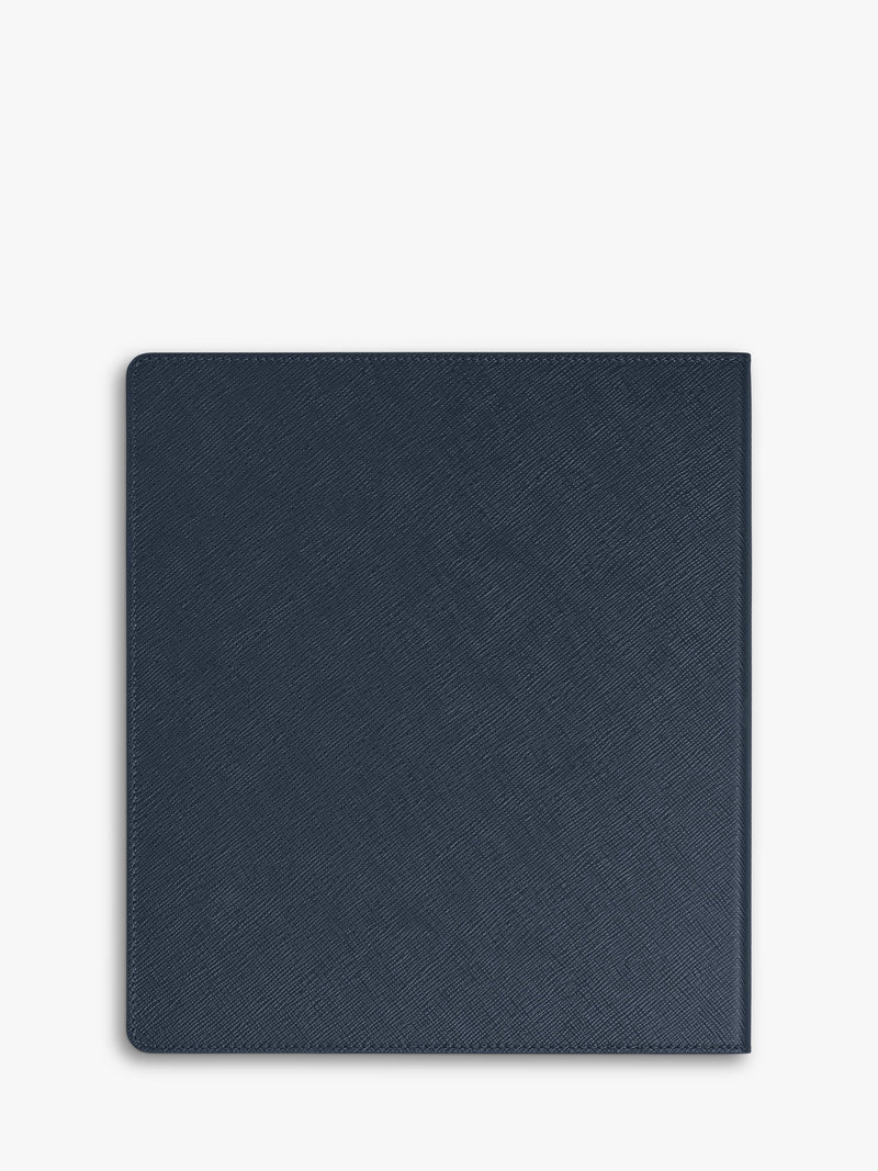 Montblanc calf leather Digital Paper folio ink blue, UK version