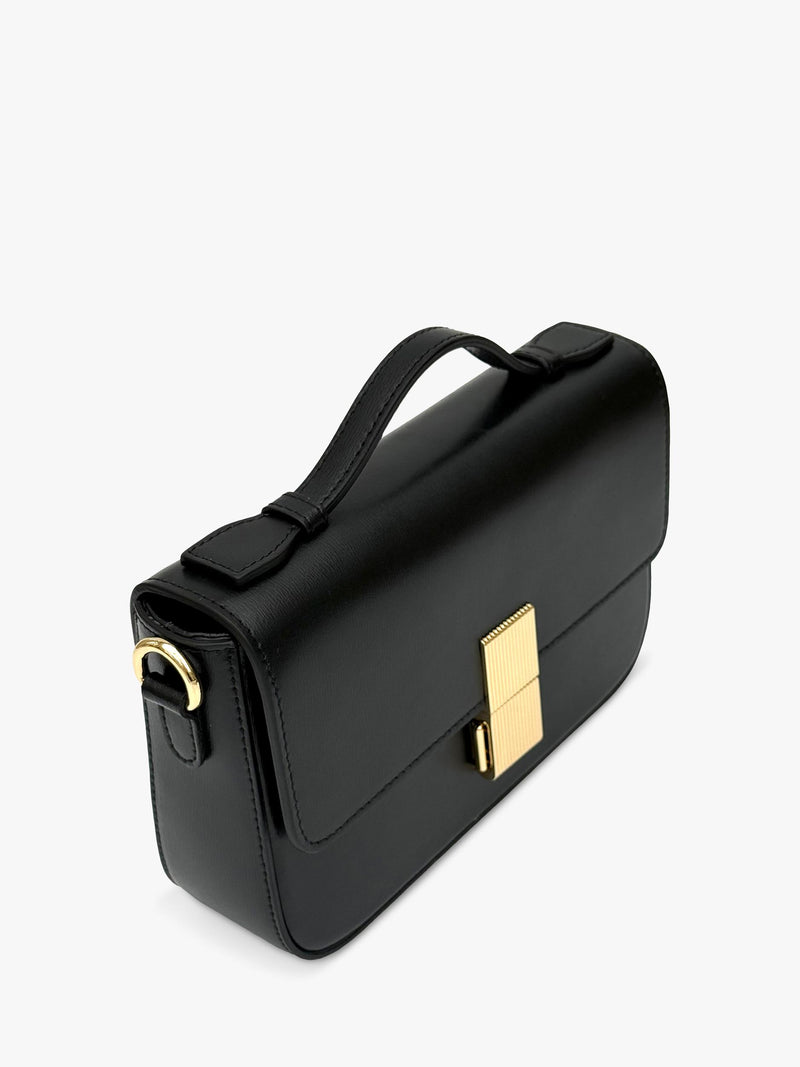 Apatchy London Flora leather top handle bag, imported from the UK